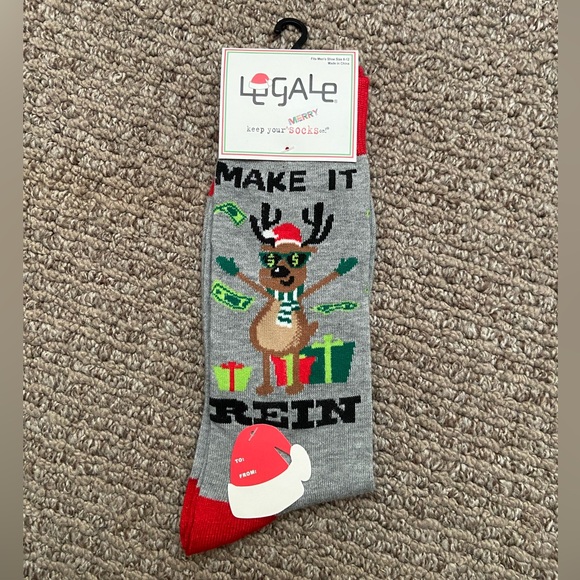 Men’s Christmas Reindeer Socks 🧦 - Picture 1 of 5